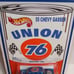 HOT WHEELS 55 CHEVY GASSER UNION 76 OIL CAN CUSTOM W/ REAL RIDERS & CANDY PAINT!