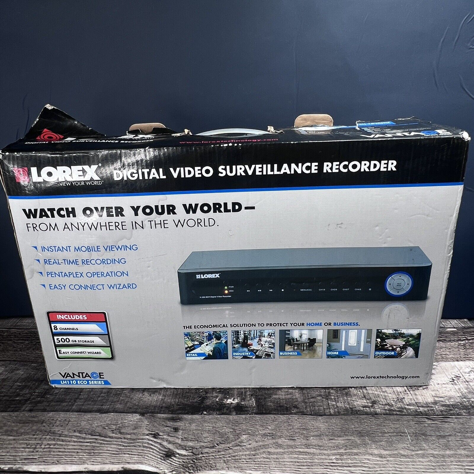 Lorex LH118501 Digital Video Surveillance Recorder 8 Channel DVR 500gb