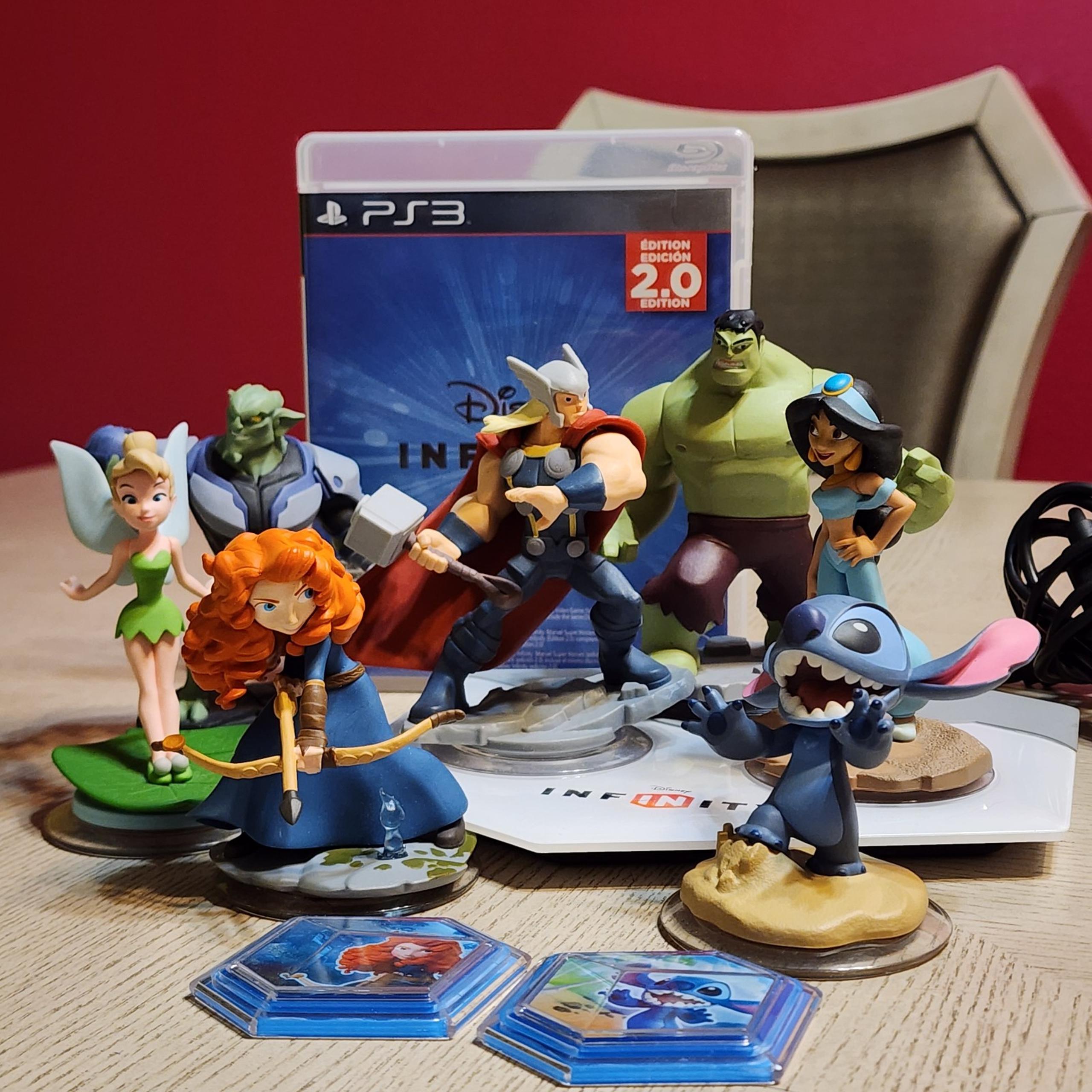 Disney Infinity Ps3 Game plus Portal and Figures  Bundle. 2.0 Edition