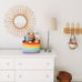 Set of 3 Cute Rainbow Storage Basket for Decor | Cotton Rope Basket