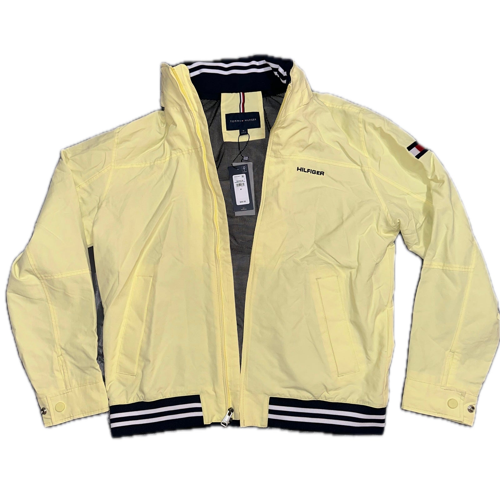 NWT Tommy Hilfiger Men’s Mesh Lined Windbreaker Jacket