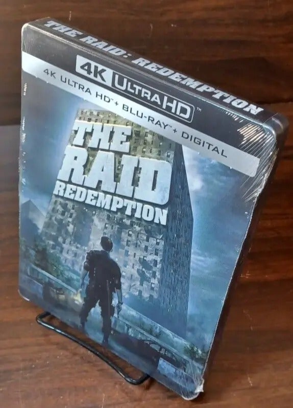 The Raid: Redemption - Steelbook [4K+Blu-ray] NEW (Sealed)-Free Box Shipping