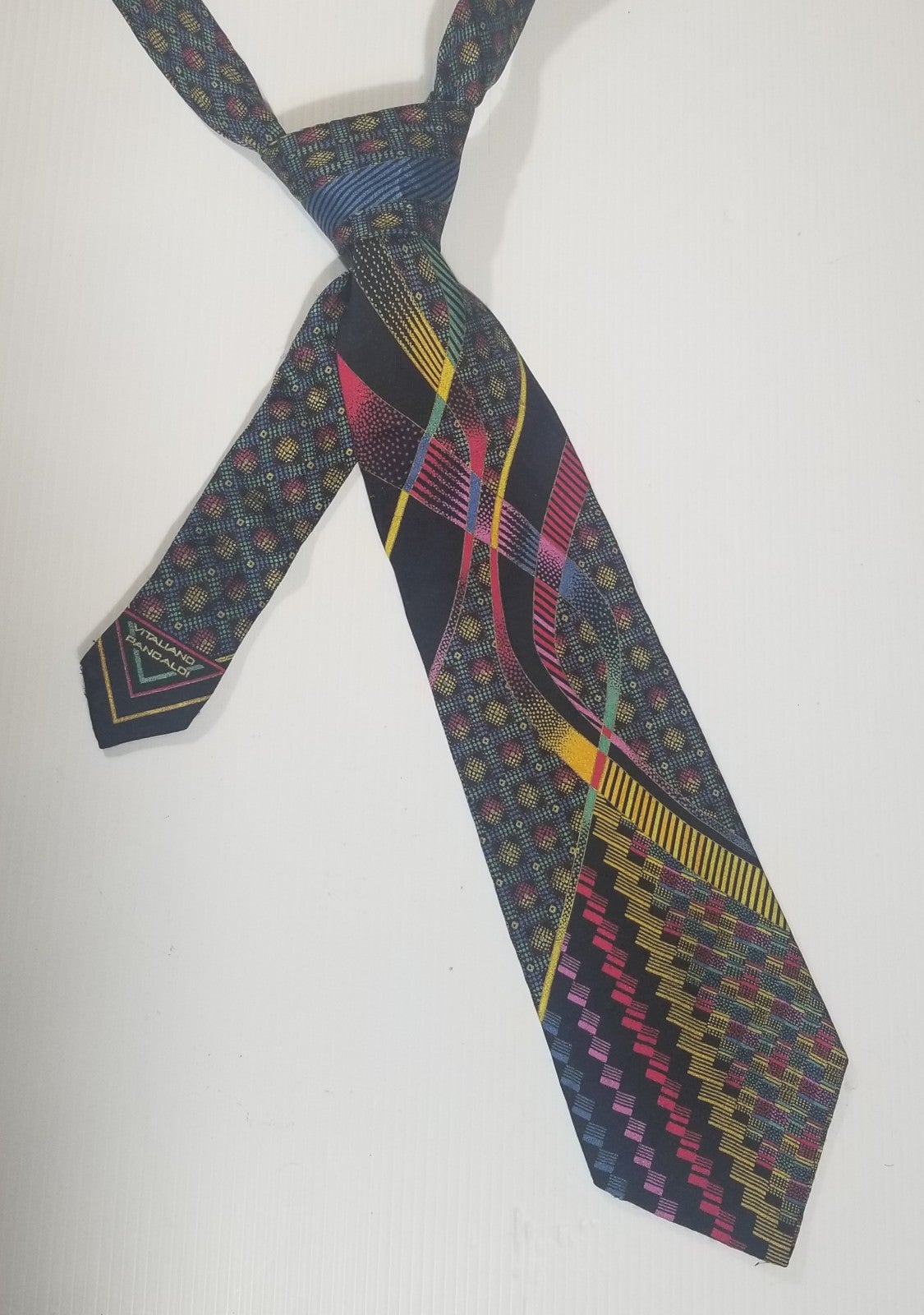Vitaliano Pancaldi 100% silk tie