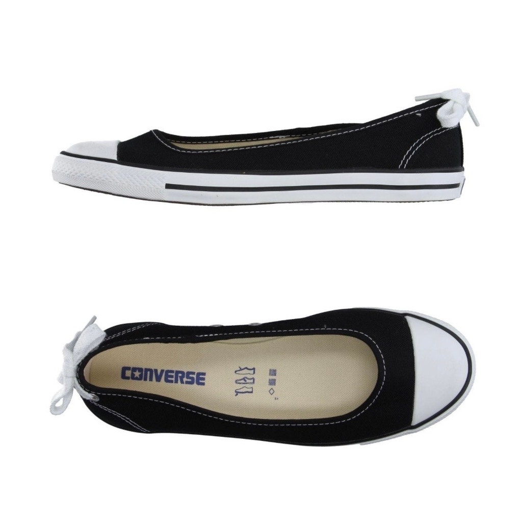 Converse Chuck Taylor Black All Star Ballet Flats Size 8