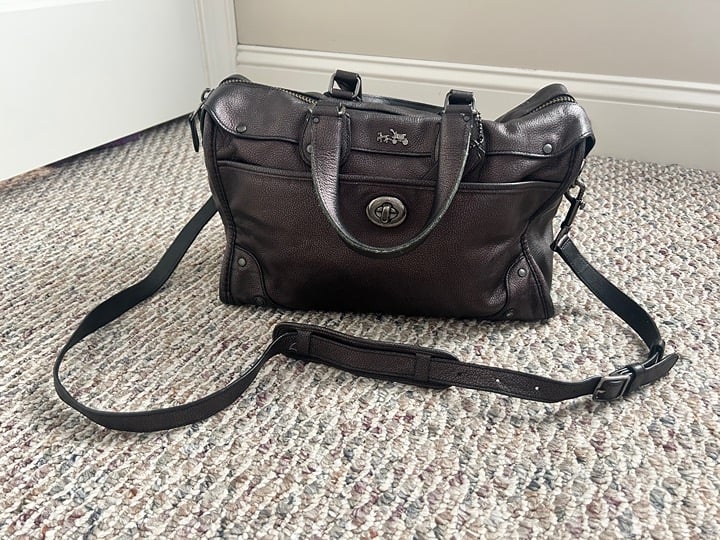 Y2K Madison Bronze Coach Purse 2008