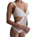 We Are HAH Key To UR Heart Bodysuit in La Creme - XS