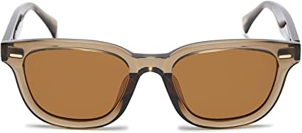 Womens & Mens Cool Square Sunglasses, UV Protection, Polarized and Mirrored Lens