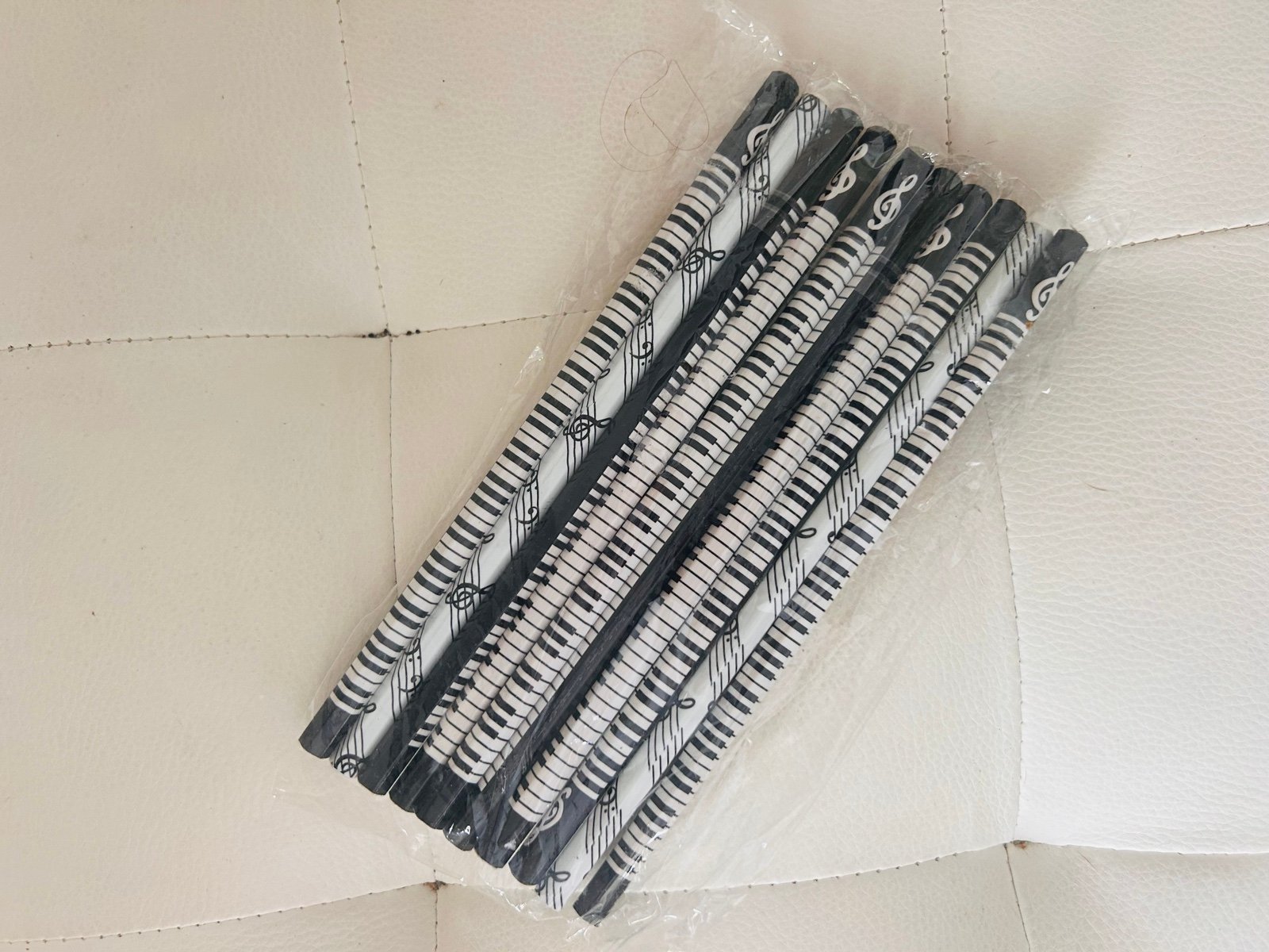 Vintage Music Note Pencils 10 Pack