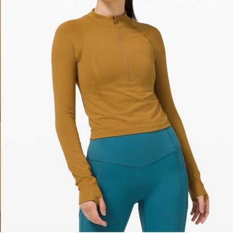 Lululemon Swiftly Tech 1/2 Zip 2.0 *Cool Sz 4