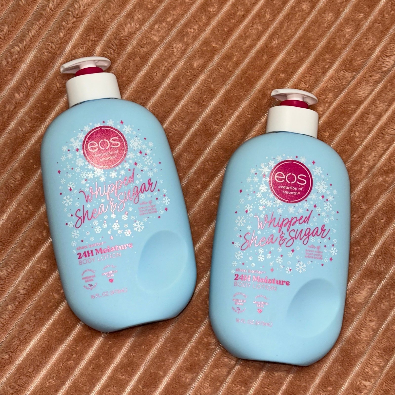 eos Whipped Shea & Sugar body lotion holiday beauty set of 2