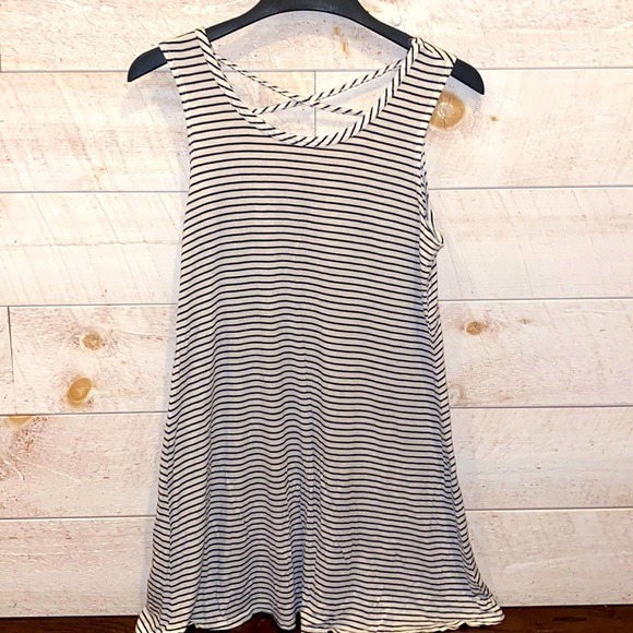Olivia Rae Striped Above Knee Mini Dresses for Women Mercari