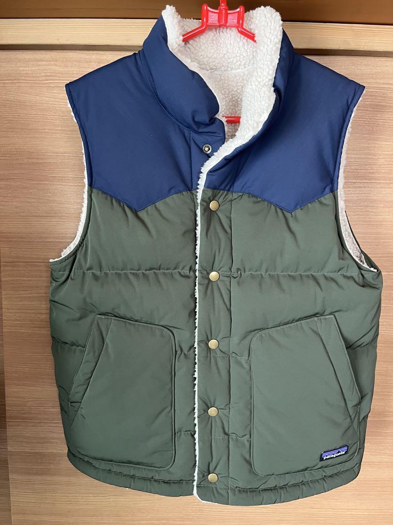 Patagonia Down Vest Olive Green/Navy