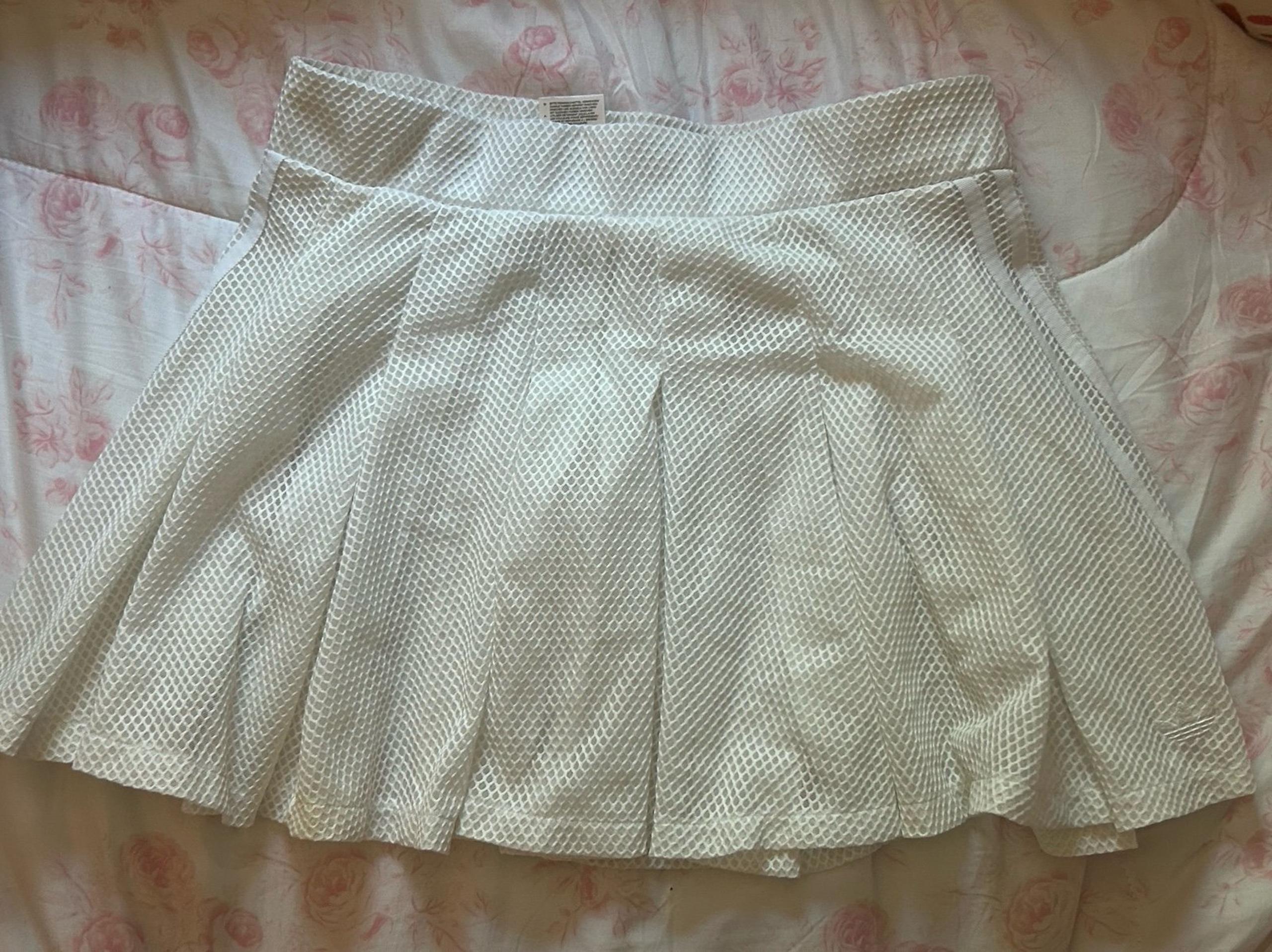 Adidas pleated mini skirt