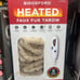 Sleepwell by Biddeford - Faux Fur Heated Throw - New