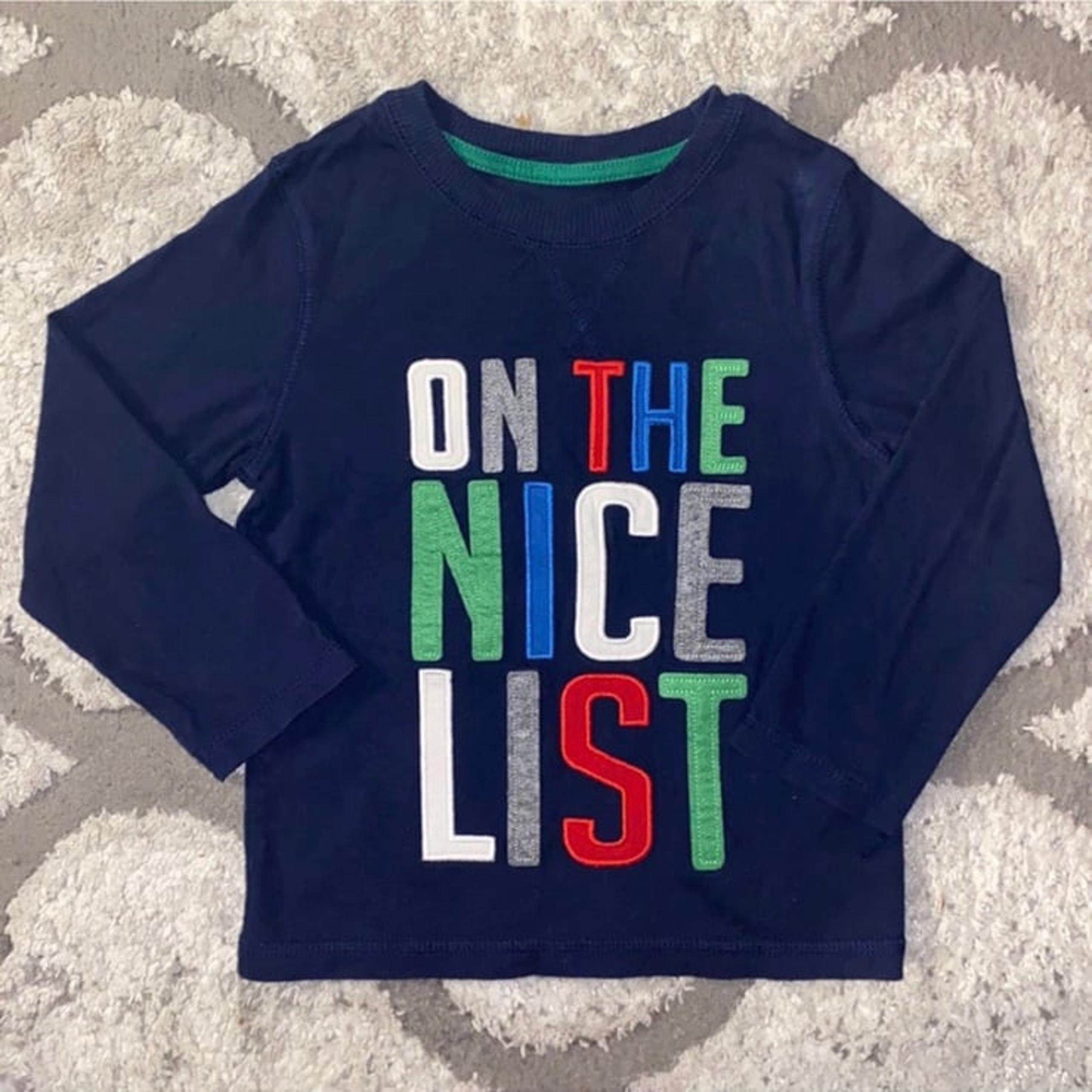 Baby Gap Long Sleeve Christmas Shirt Boys Size 4