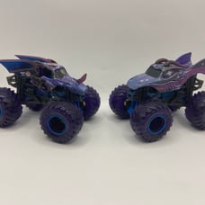Monster Jam Gears and Galaxies Bakugan Dragonoid And Dragon Purple Tires Loose