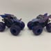 Monster Jam Gears and Galaxies Bakugan Dragonoid And Dragon Purple Tires Loose