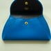 Classic Cartier Panthère pouch & coin case in blue/black bicolor.