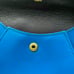 Classic Cartier Panthère pouch & coin case in blue/black bicolor.