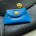 Classic Cartier Panthère pouch & coin case in blue/black bicolor.