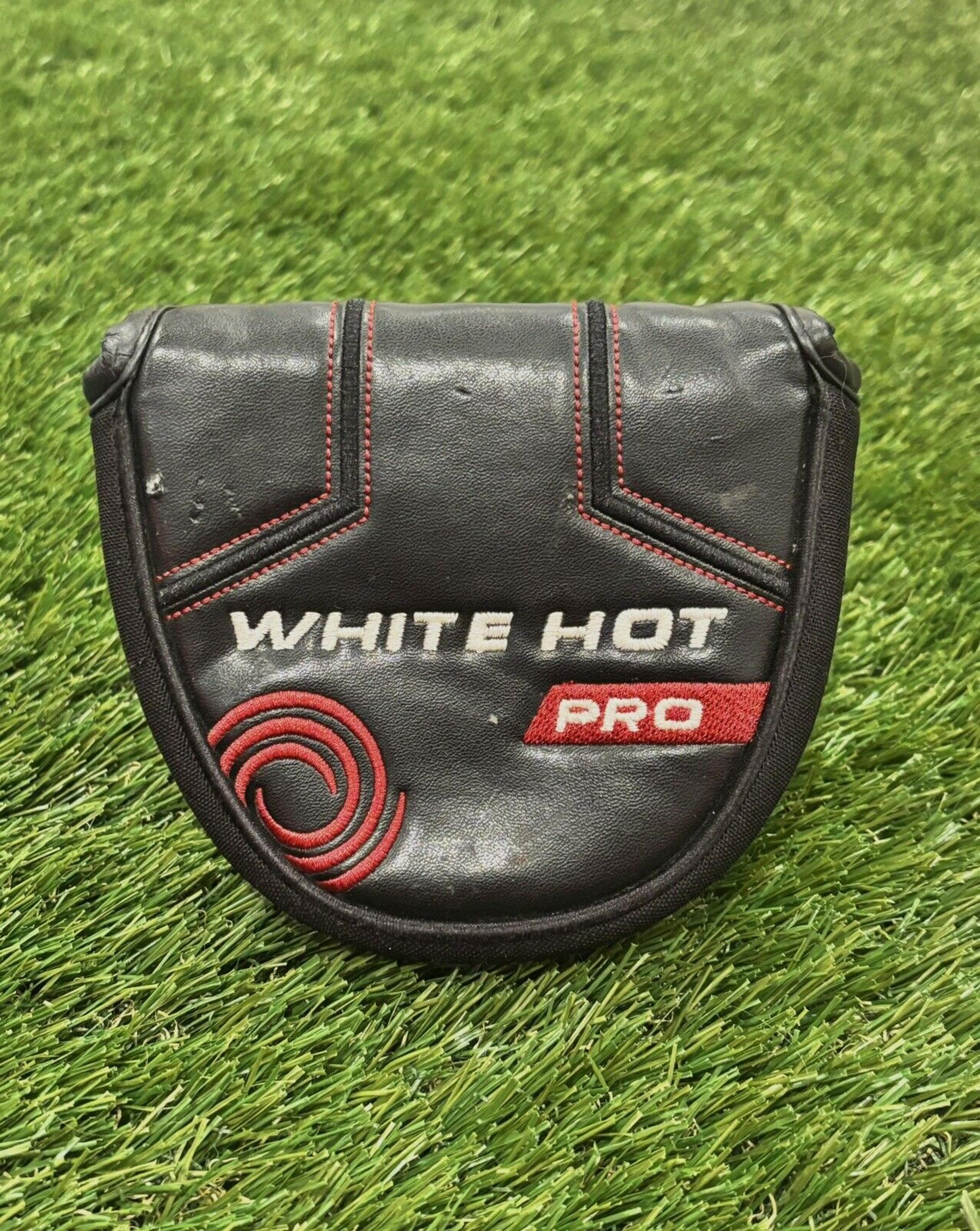Odyssey White Hot Pro Mallet Putter Head Cover - Red/Black/Whit e