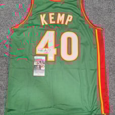Shawn Kemp autographed jersey JSA COA