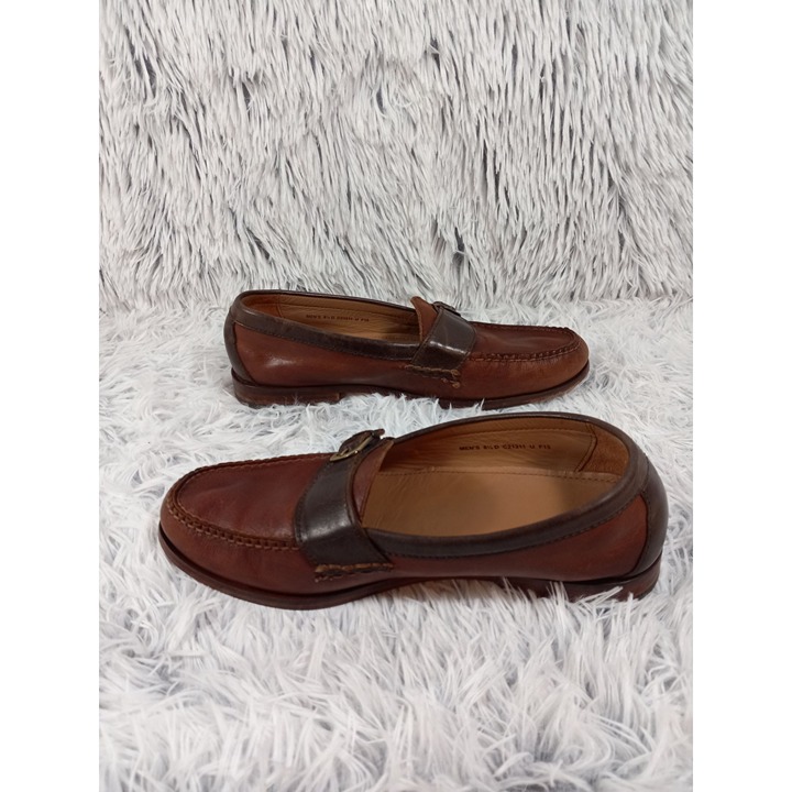 Cole Haan Kiltie Loafers Mens 8.5 Brown Leather Slip On Nikeair Shoes