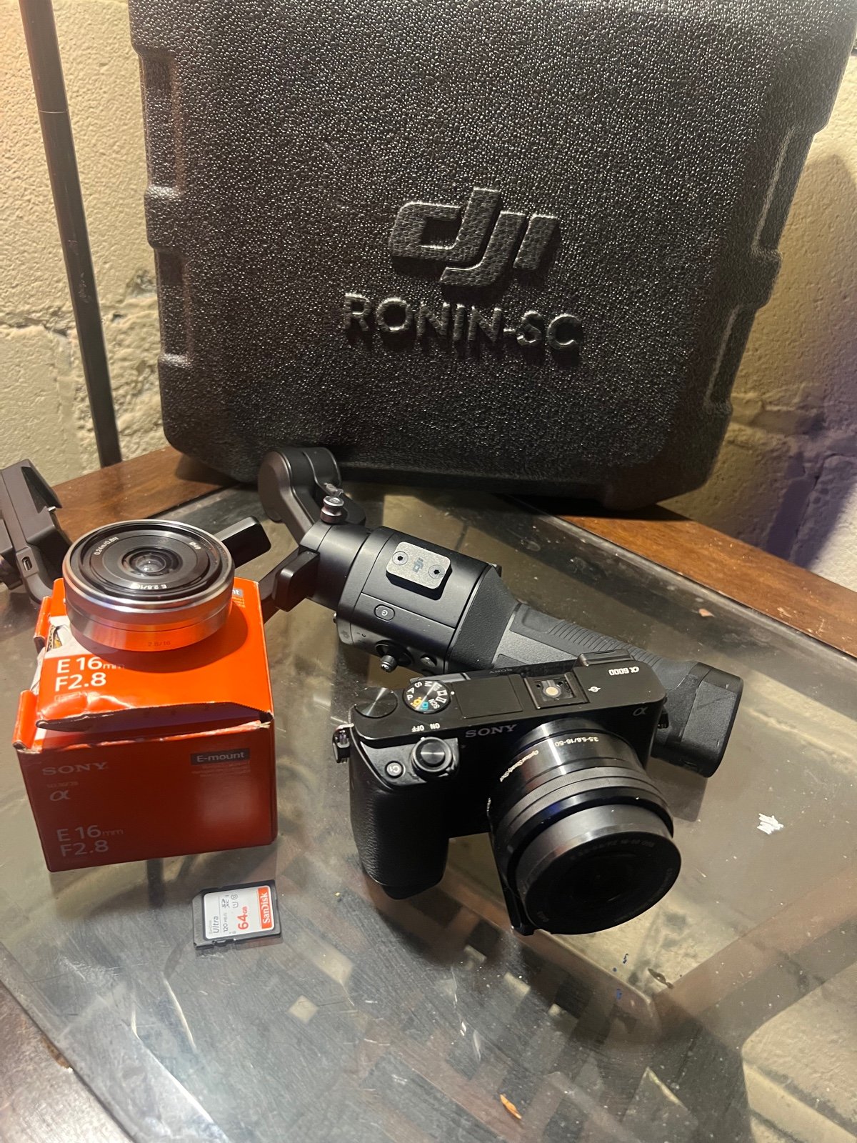 Sony a6000 bundle and Dji ronin