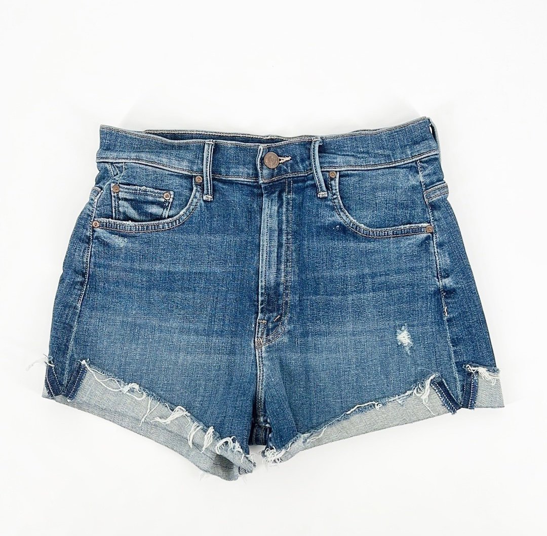 Mother High Waisted Rascal Slit Flip