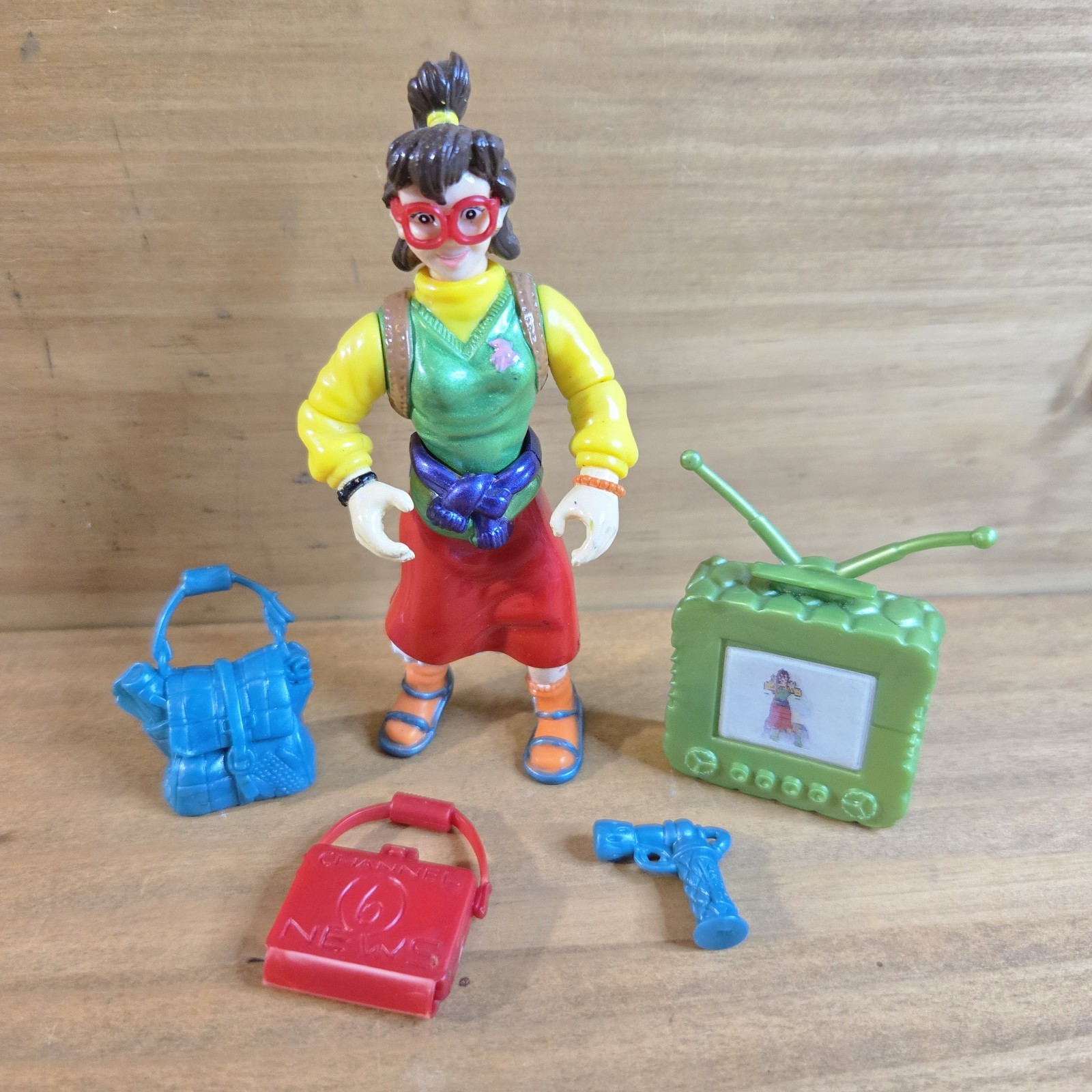 Vintage 1992 TMNT Toon Turtles Irma Action Figure Near Complete