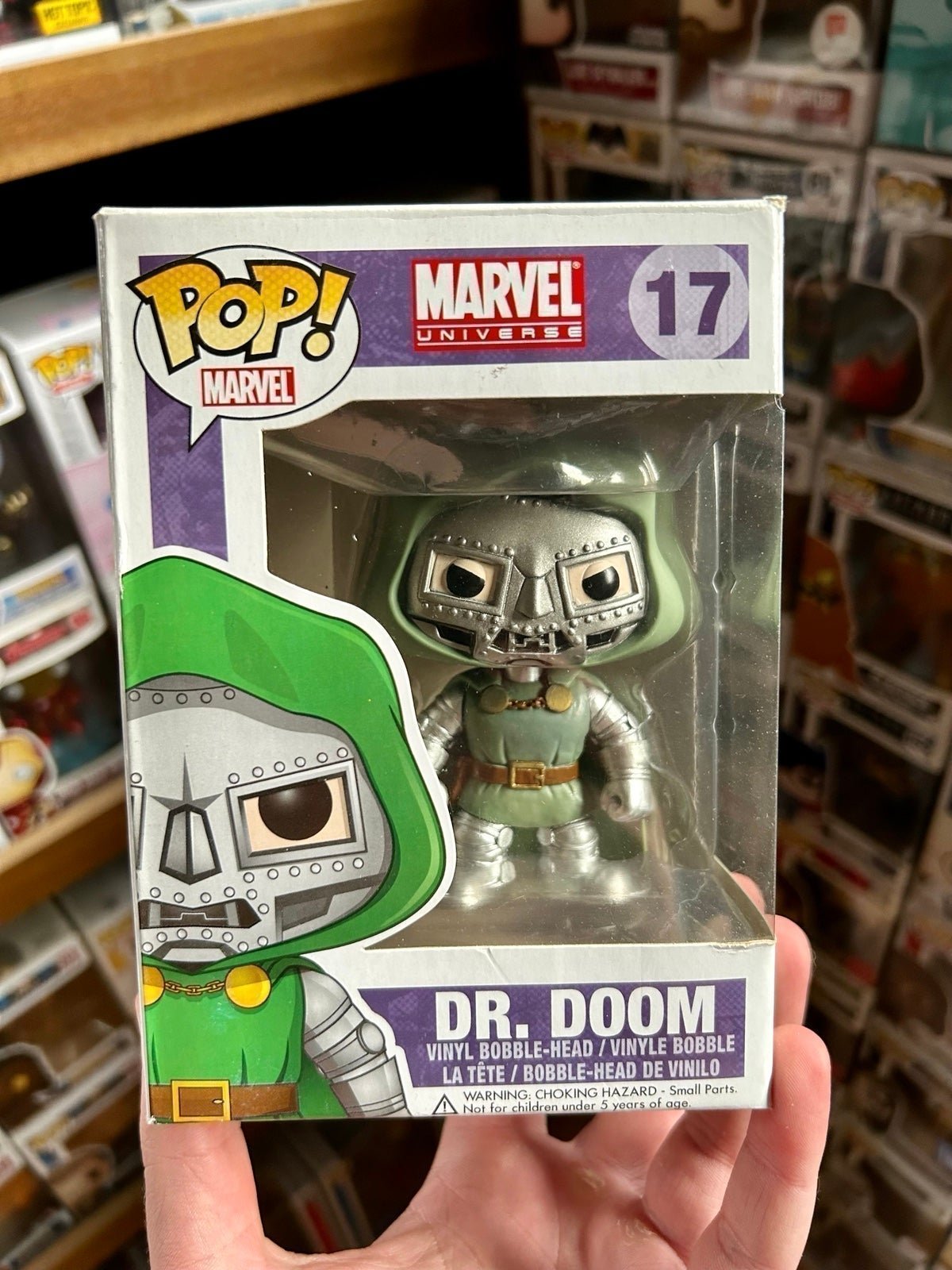 Original authentic Dr Doom pop #17 very htf