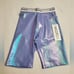 Wildfox Pale Iris Iridescent Ava High-Waisted 9 Biker Short NWT Boho Chic