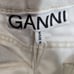 NWT Ganni Straight-leg High-rise Organic-denim Jeans In Bright White Size 29