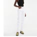 NWT Ganni Straight-leg High-rise Organic-denim Jeans In Bright White Size 29