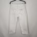 NWT Ganni Straight-leg High-rise Organic-denim Jeans In Bright White Size 29