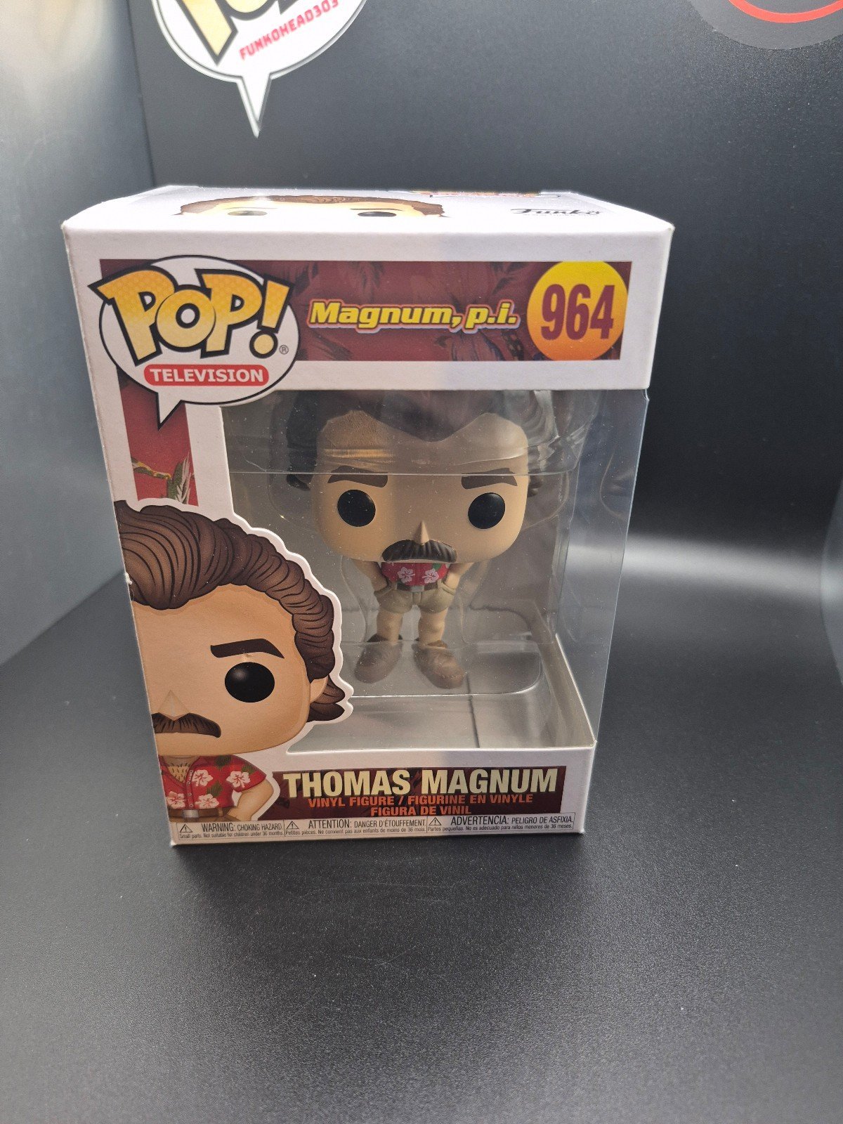 Thomas Magnum #964 Funko Pop in protector
