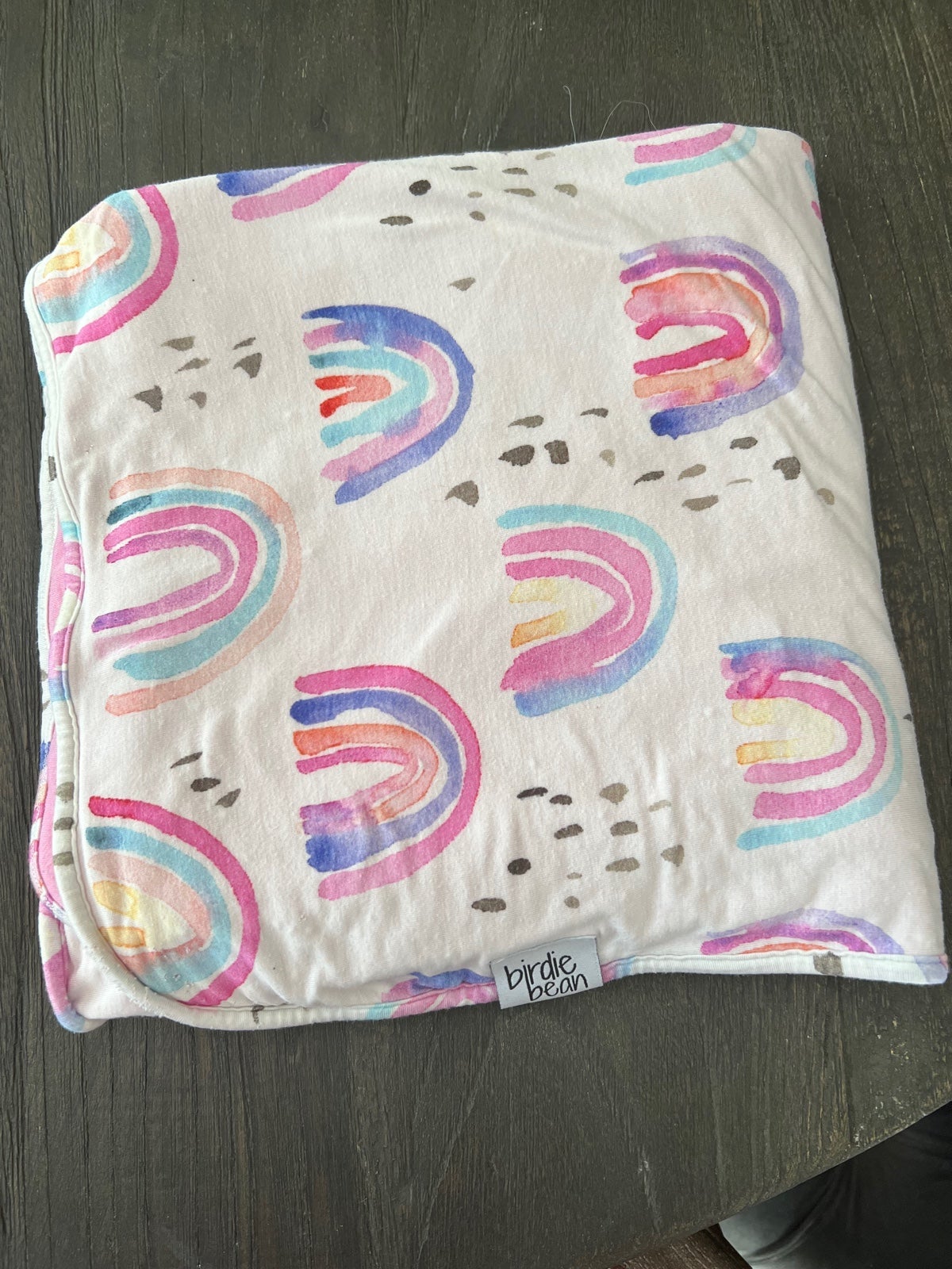 Birdie bean rainbow blanket