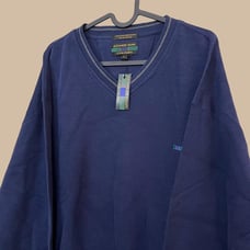 90s blue knit sweater