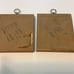 Set of 2 Antique Vintage Framed Victorian Women Portraits