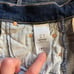 MOTHER High Waisted Rascal Slit Flip Chew Short in Off Duty size 27
