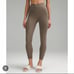 New Lululemon Align High Rise Pants 25” With Pockets in Nomad