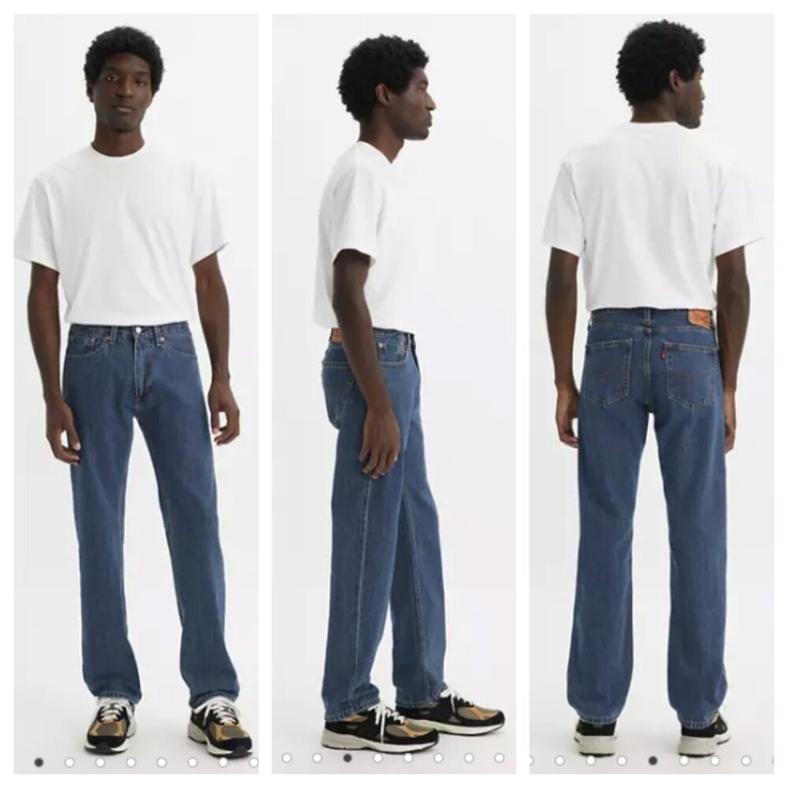 Levi's Men's 550 Relaxed Fit Jeans Dark Stonewash Size 33x32