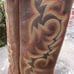 Justin Stampede Western Cowboy Boots Mens 9D Pull On Apache Brown Leather 2551