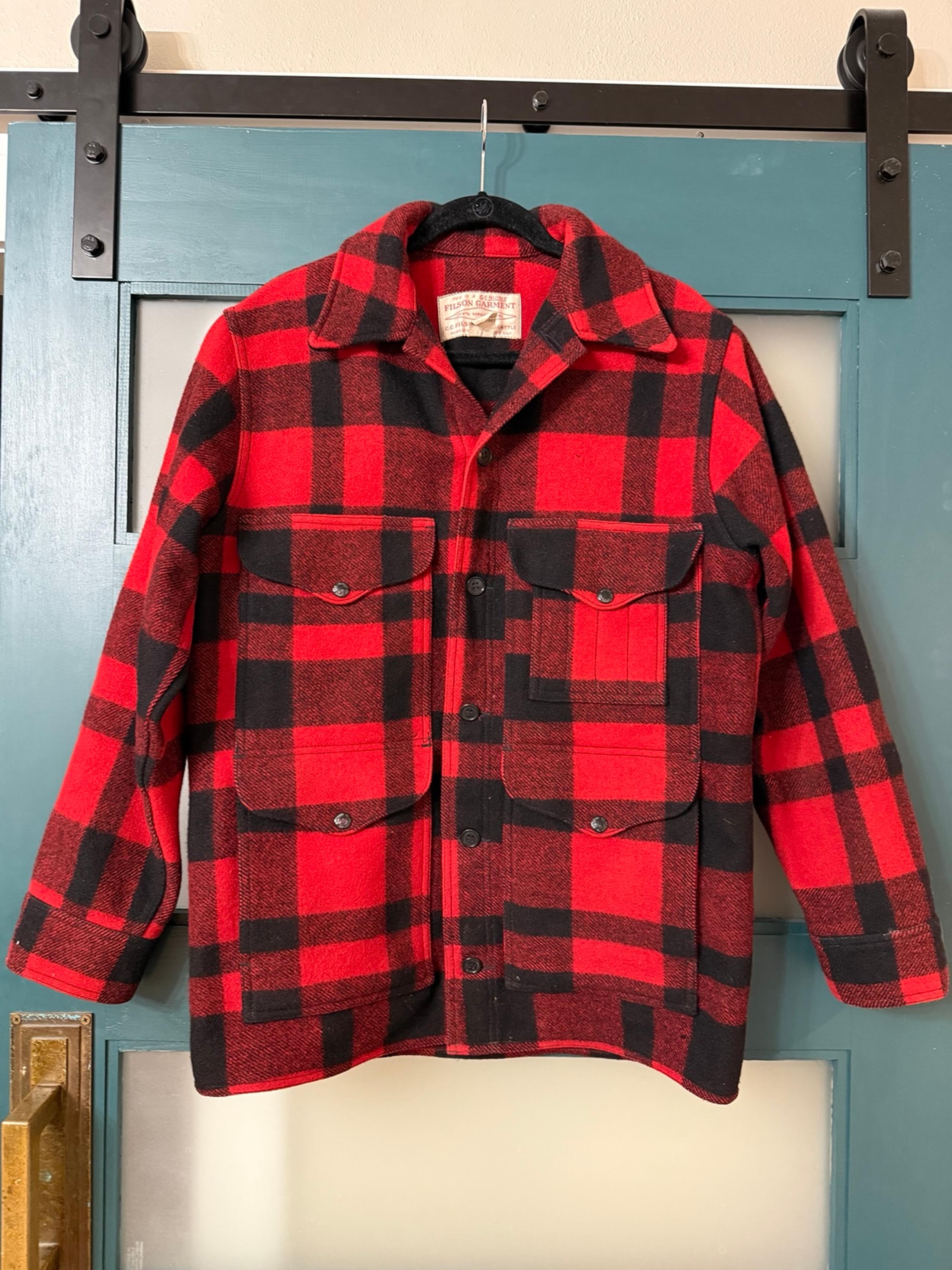 vintage filson buffalo plaid