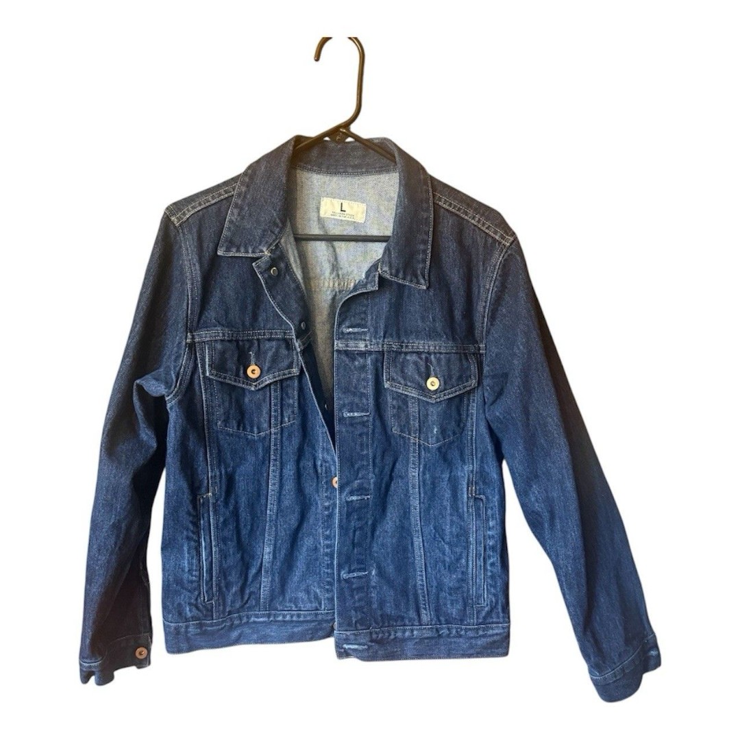 Tellason Stock Men’s Denim Jacket Large Dark Wash