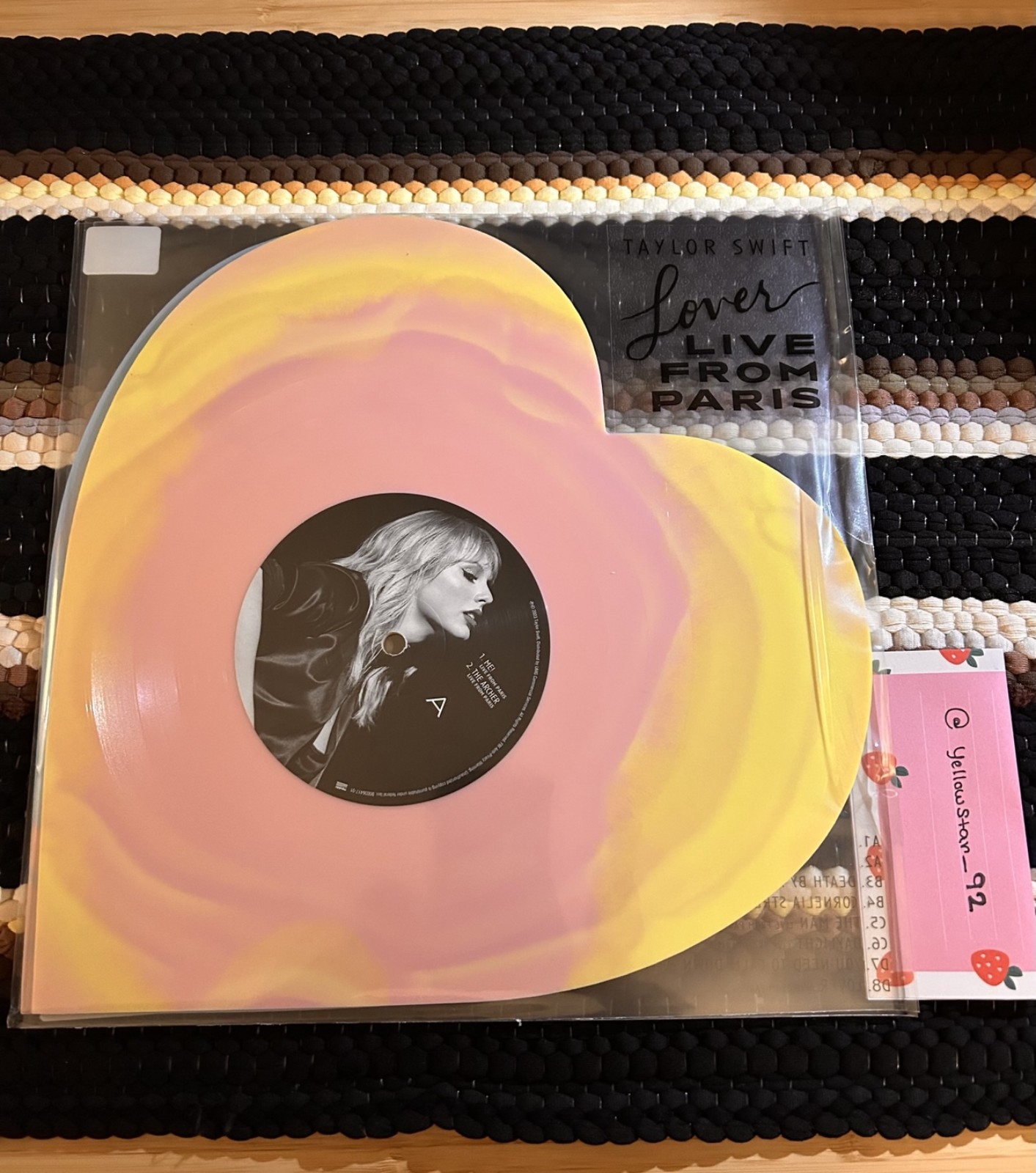 Taylor Swift Lover Live From Paris 2025 Vinyl