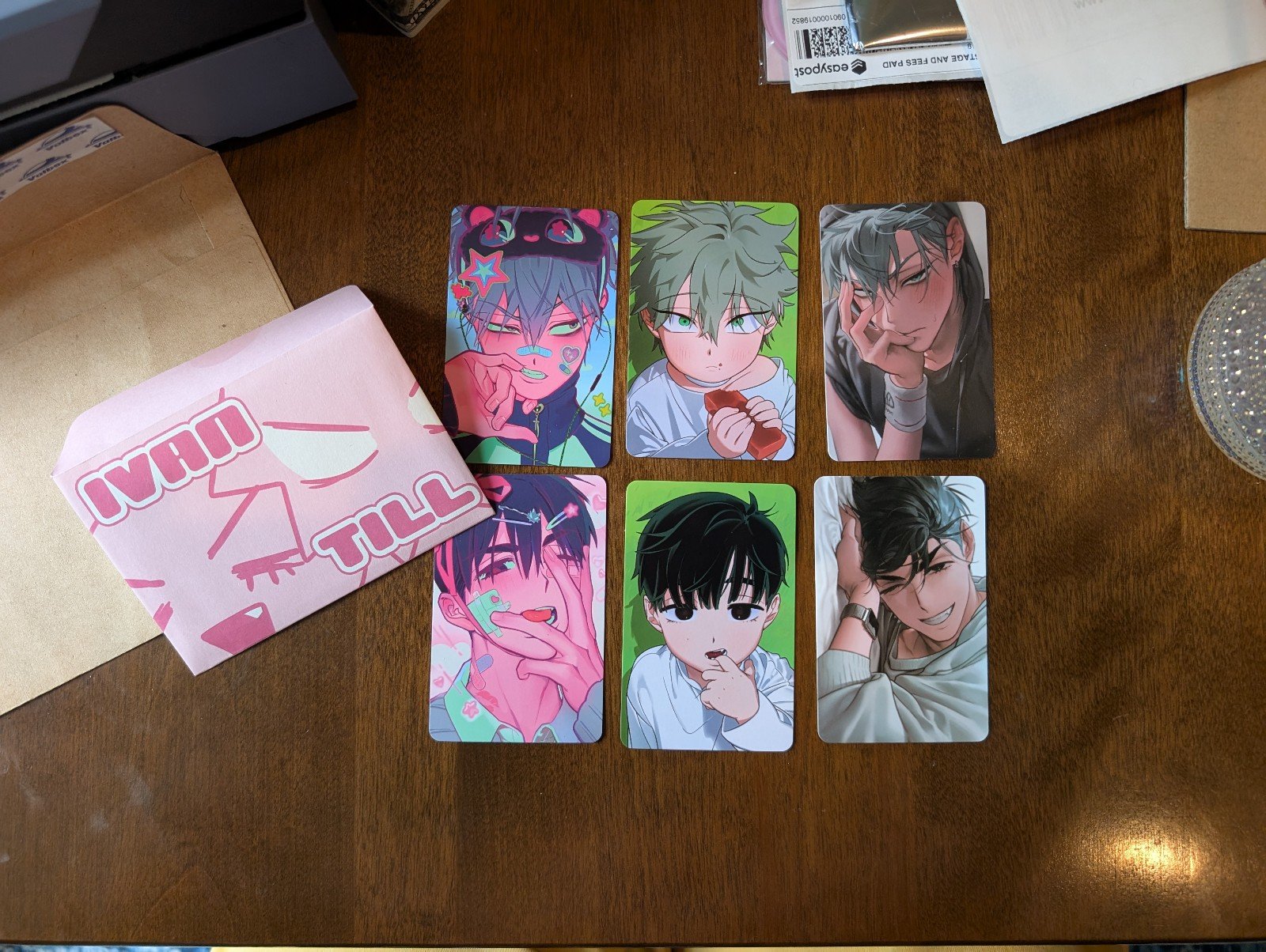 Official Alien Stage ALNST Ivan Till Photo Card 6-Piece Set