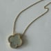 Rachel Zoe Sterling Silver 925 Gold Plated Reversible Necklace Pearl & Onyx*