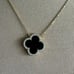 Rachel Zoe Sterling Silver 925 Gold Plated Reversible Necklace Pearl & Onyx*