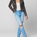 Blanc NYC Suede Moto Jacket
